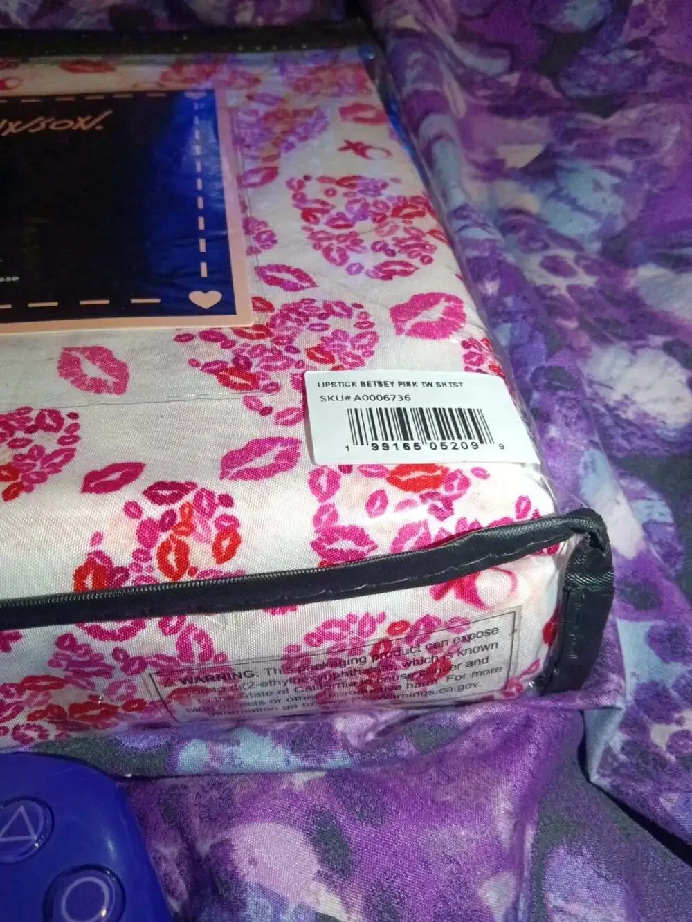 Betsey Johnson Twin Sheet Set! Lips Xoxo love Valentine's set! NWT